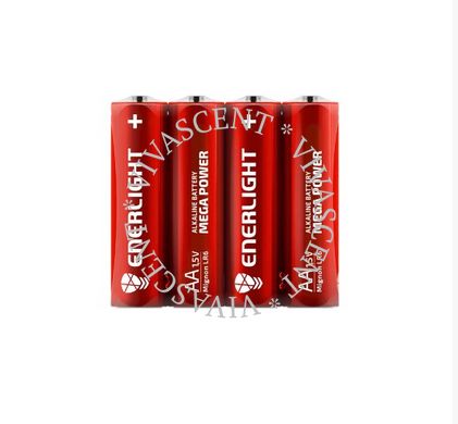 Батарейка щелочная AA LR6 Enerlight Mega Power Alkaline (4 шт) фото