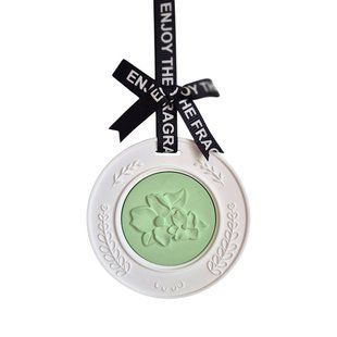 Аромадифузор керамічний круглий з ароматом (5 мл) Aroma GreenFlower фото