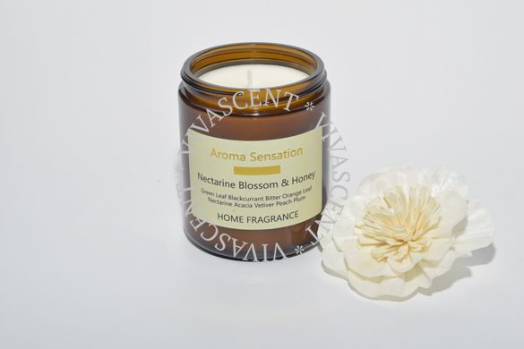 Свеча ароматическая Aroma Sensation Nectarine Blossom & Honey фото