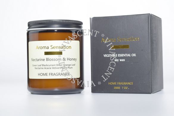 Свічка ароматична Aroma Sensation Nectarine Blossom & Honey фото