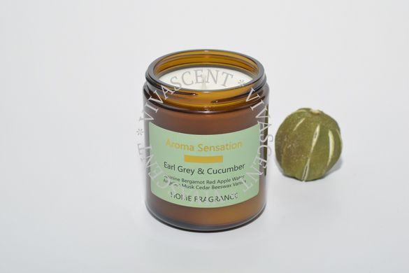 Свічка ароматична Aroma Sensation Earl Grey & Cucumber фото